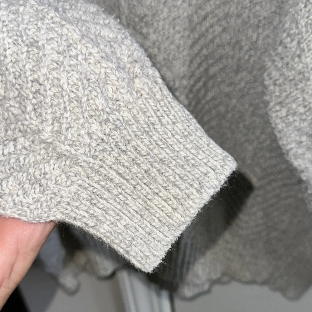 Club Room V-Neck Sweater in Soft Gray - Picture 5 of 6
